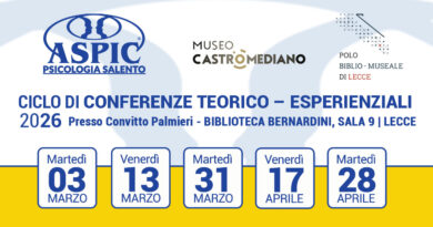 ASPIC PSICOLOGIA SALENTO CICLO DI CONFERENZE 2026
