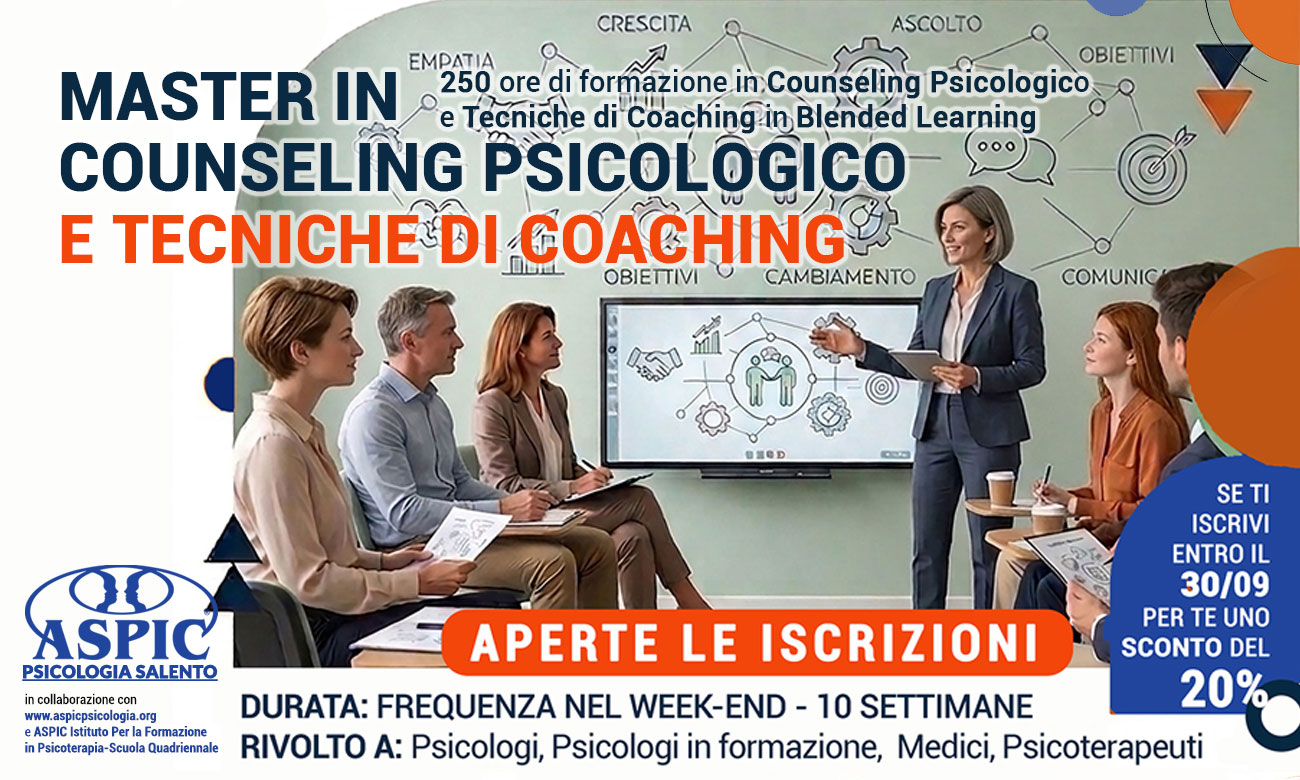 Master in  counseling psicologico  e tecniche di coaching 2027