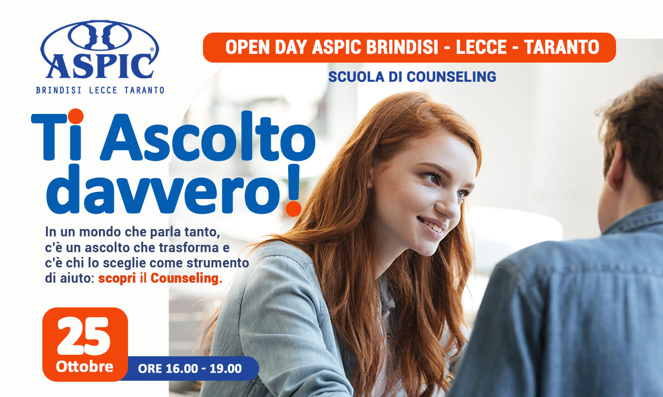 OPEN DAY GRATUITO “Ti Ascolto davvero!” | 25 OTTOBRE 2026